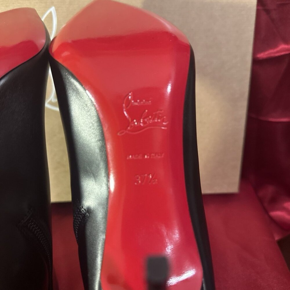 Christian Louboutin So Kate Booty 85 Size 37.5 Black - Picture 9 of 14